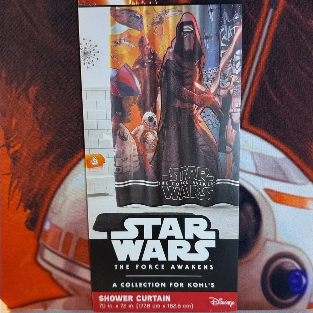 New Star Wars Ep 7 shower curtain